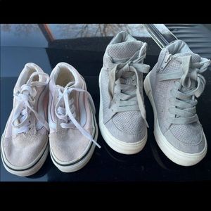 Girls shoes  VANS & Justice bundle!!